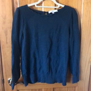 loft emerald green sweater